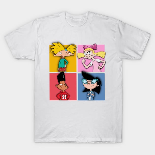 90’s Cartoon Friends T-Shirt by 09GLawrence